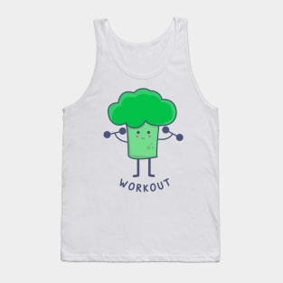 Broccoli cute workout Tank Top